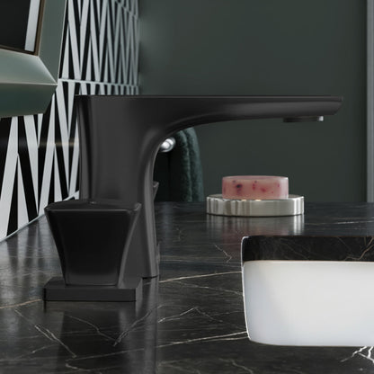 Swiss Madison Monaco 8 in. Widespread, 2-Handle, Bathroom Faucet in Matte Black