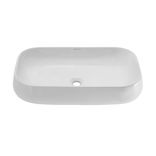 Swiss Madison Chateau 28 Rectangle Ceramic Vessel Sink