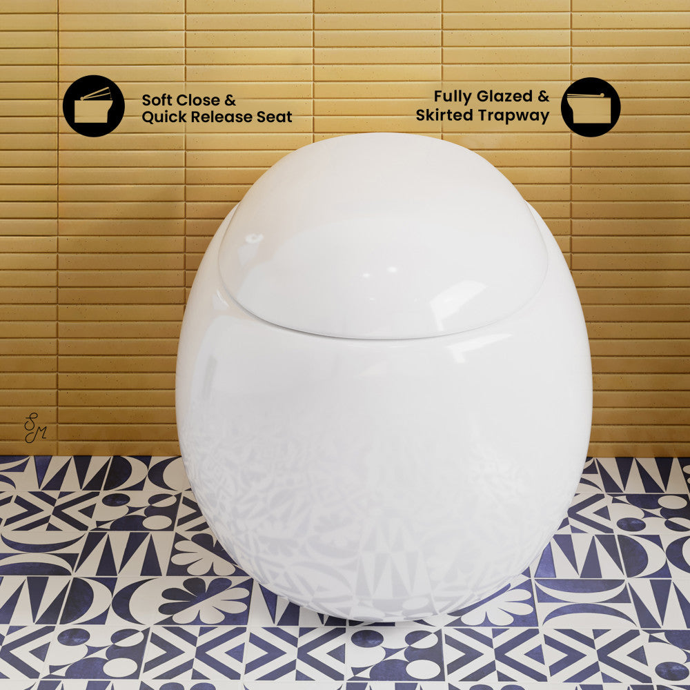 Swiss Madison Plaisir Back to Wall Toilet
