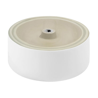 Swiss Madison Monaco Round Ceramic Bathroom Vessel Sink in White