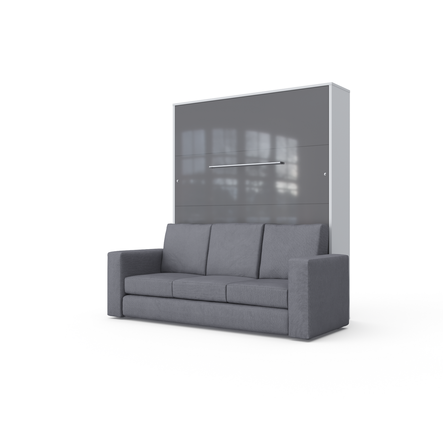 Maxima House Invento European Queen Vertical Murphy Bed with Sofa