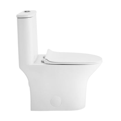 Swiss Madison Cascade One-Piece Toilet Dual-Flush 0.8/1.28 gpf