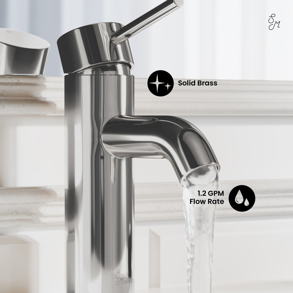 Swiss Madison Ivy Single Hole, Single-Handle, Bathroom Faucet in Chrome