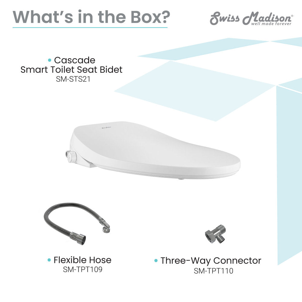 Swiss Madison Cascade Smart Toilet Seat Bidet