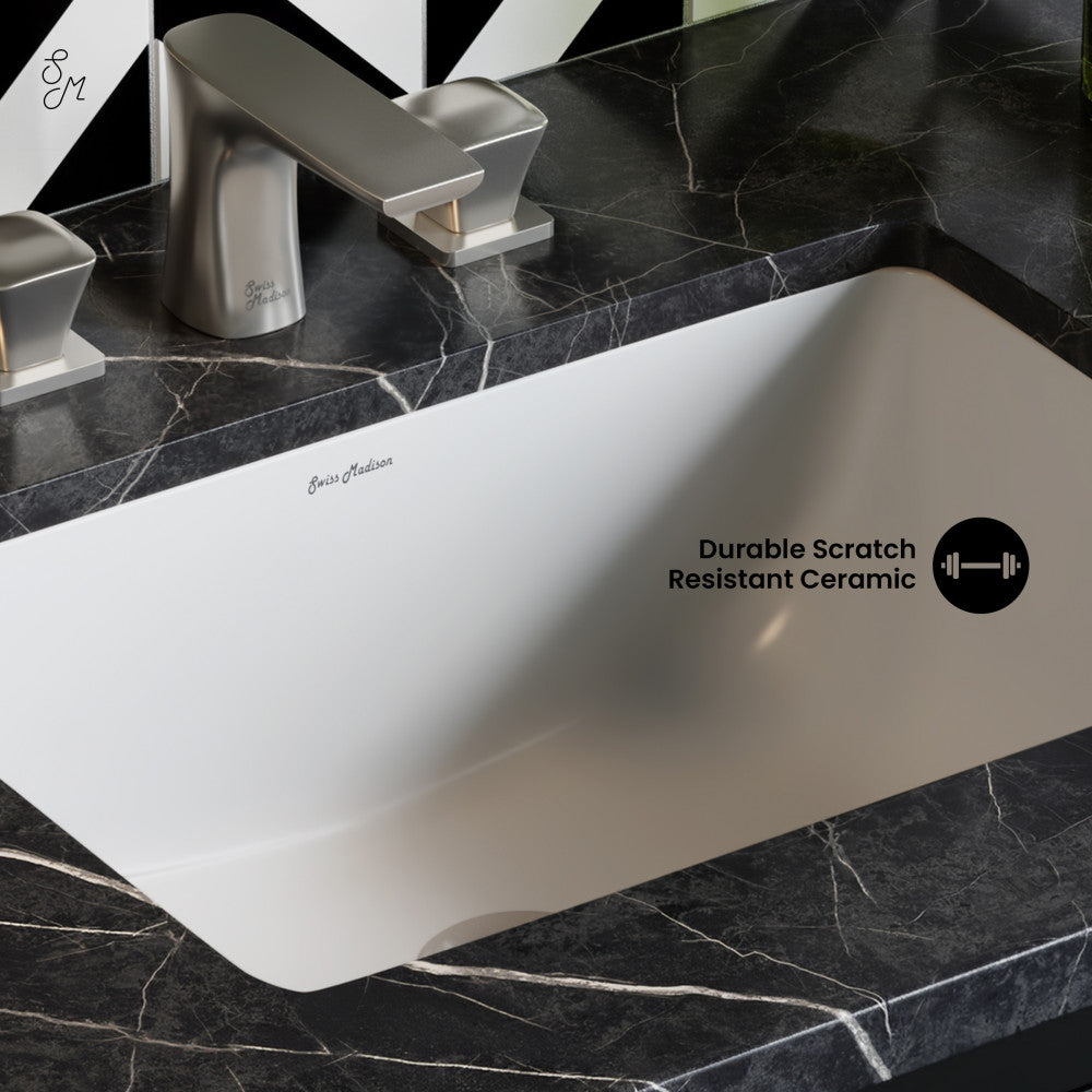 Swiss Madison Plaisir 18.5 Rectangular Under-Mount Bathroom Sink