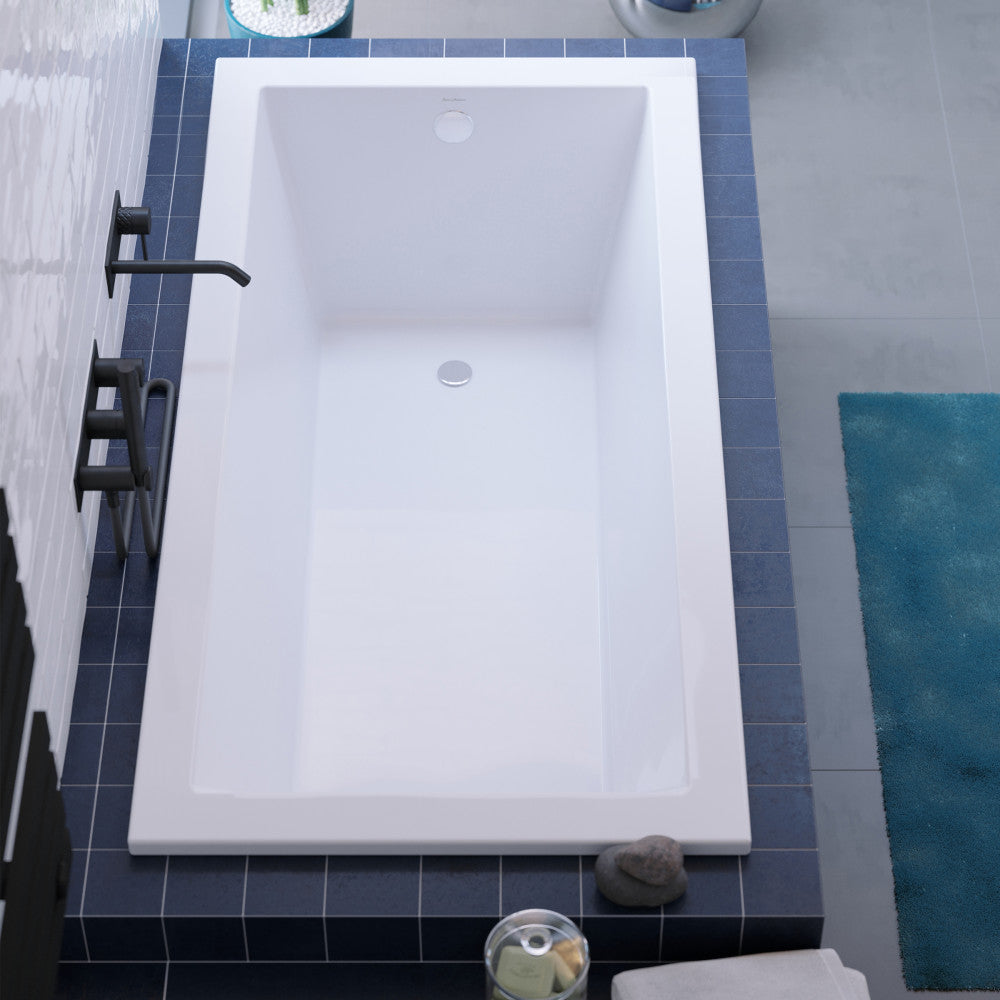 Swiss Madison Voltaire 72" x 36" Reversible Drain Drop-In Bathtub