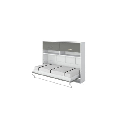 Maxima House Invento Horizontal Wall Bed, Murphy Bed With Cabinets