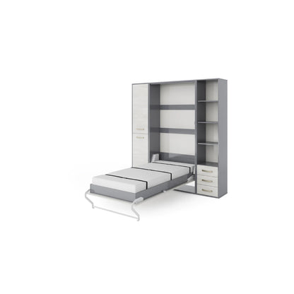 Maxima House Invento Vertical Wall Bed, Murphy Bed With Cabinets