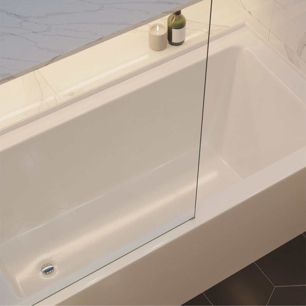 Swiss Madison Voltaire 60" x 32" Left-Hand Drain Alcove Bathtub with Apron