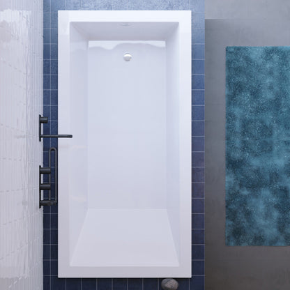Swiss Madison Voltaire 72" x 36" Reversible Drain Drop-In Bathtub