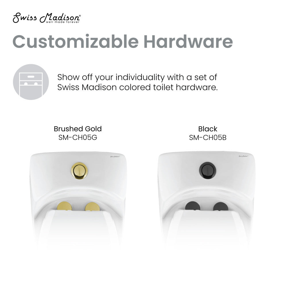 Swiss Madison Chateau One-Piece Elongated Toilet Dual-Flush 1.1/1.6 gpf