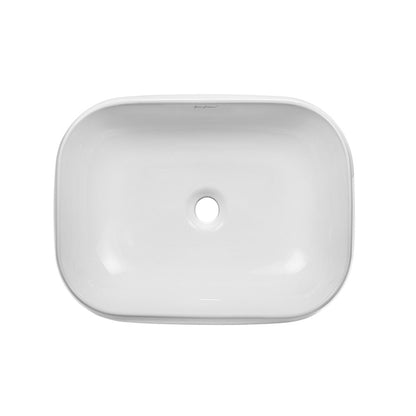 Swiss Madison Chateau 22 Square Ceramic Vessel Sink