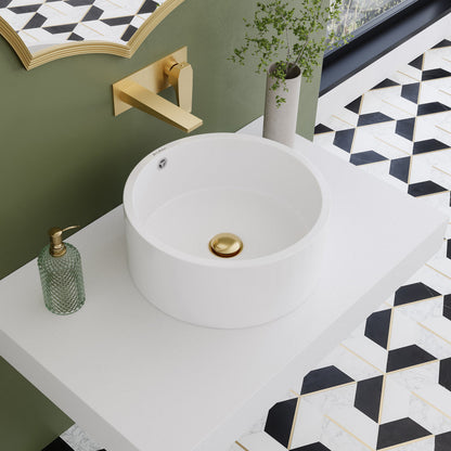 Swiss Madison Monaco 36" Floating Bathroom Shelf in Glossy White (SM-VS252)