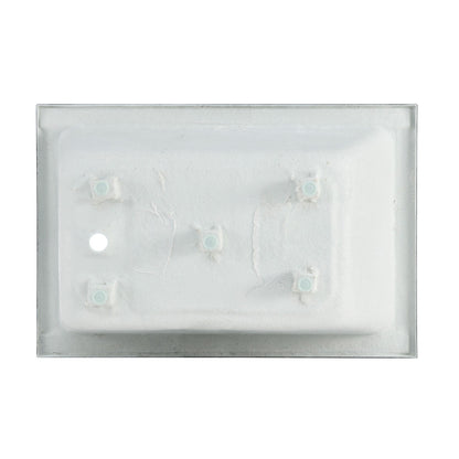 Swiss Madison Voltaire 48" x 32" Reversible Drain Drop-In Bathtub in Matte Black