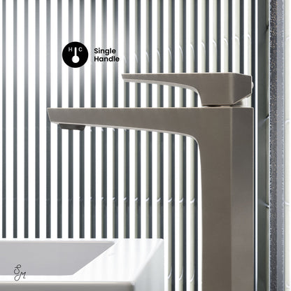 Swiss Madison Voltaire Single Hole, Single-Handle, High Arc Bathroom Faucet in Brushed Nickel