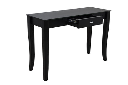 Maxima House Black Console Table FINEZIA with drawer