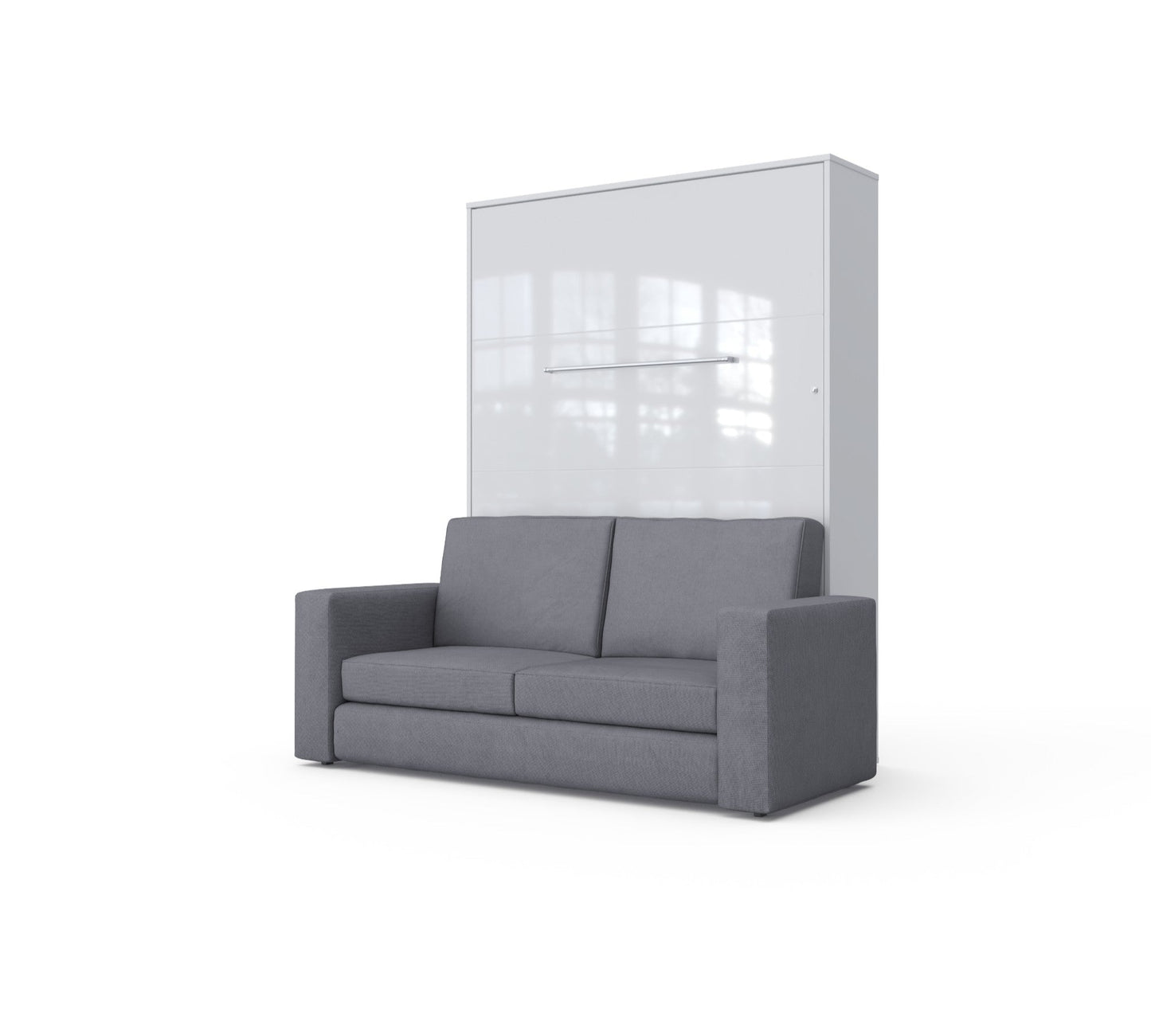 Maxima House Vertical Murphy bed Invento European Full XL with Sofa