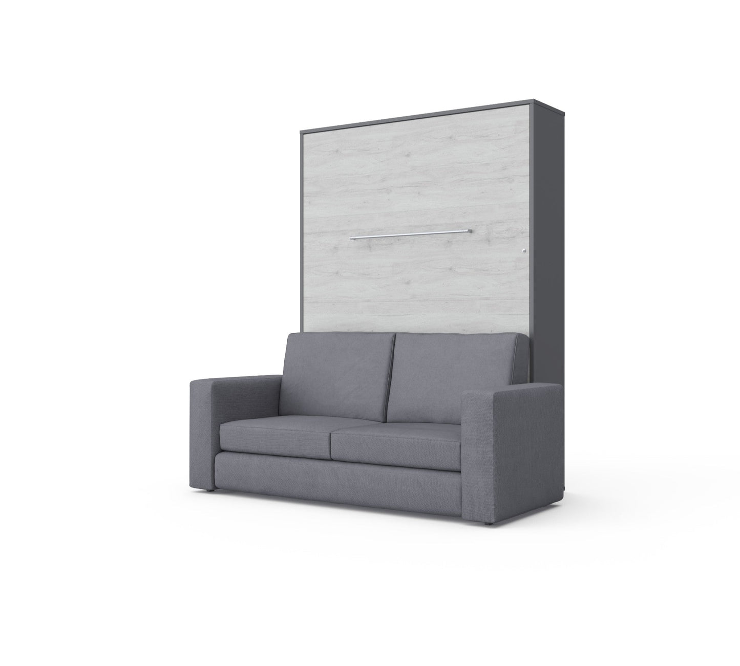 Maxima House Vertical Murphy bed Invento European Full XL with Sofa