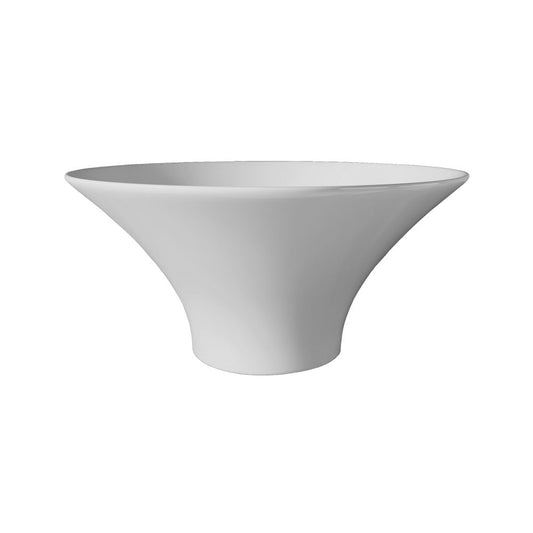 Swiss Madison Ivy 16.5" Round Vessel Sink in Glossy White