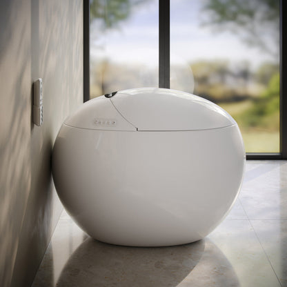 Swiss Madison Plaisir Smart One-Piece 1.28 GPF Single Flush Toilet in Glossy White
