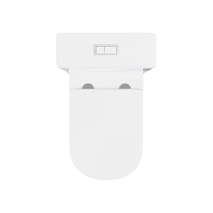 Swiss Madison Lune Two-Piece Elongated Toilet Dual-Flush 1.1/1.6 gpf