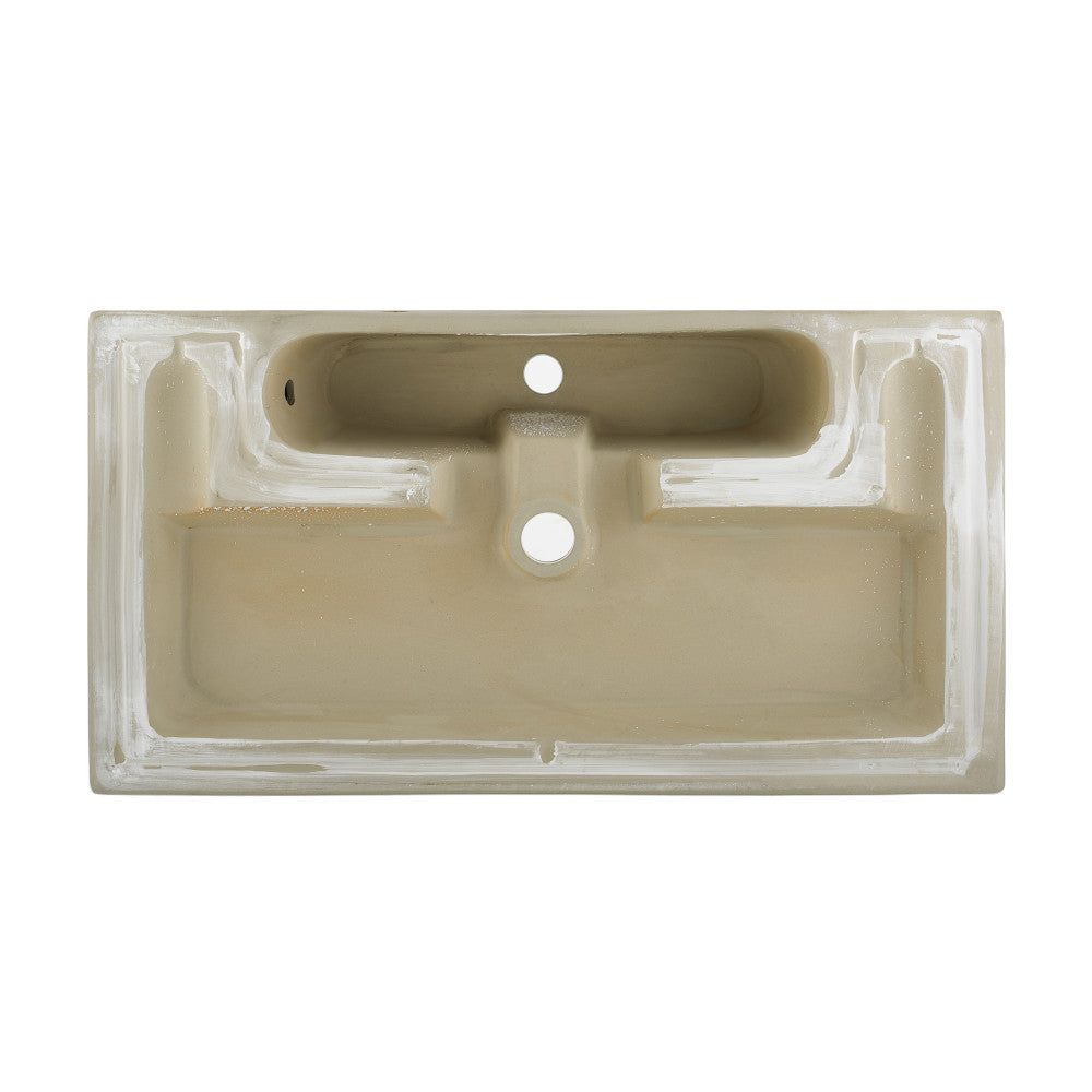 Swiss Madison Voltaire 32" Rectangle Wall-Mounted Sink in Matte Black