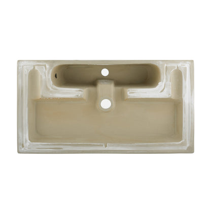 Swiss Madison Voltaire 32" Rectangle Wall-Mounted Sink in Matte Black