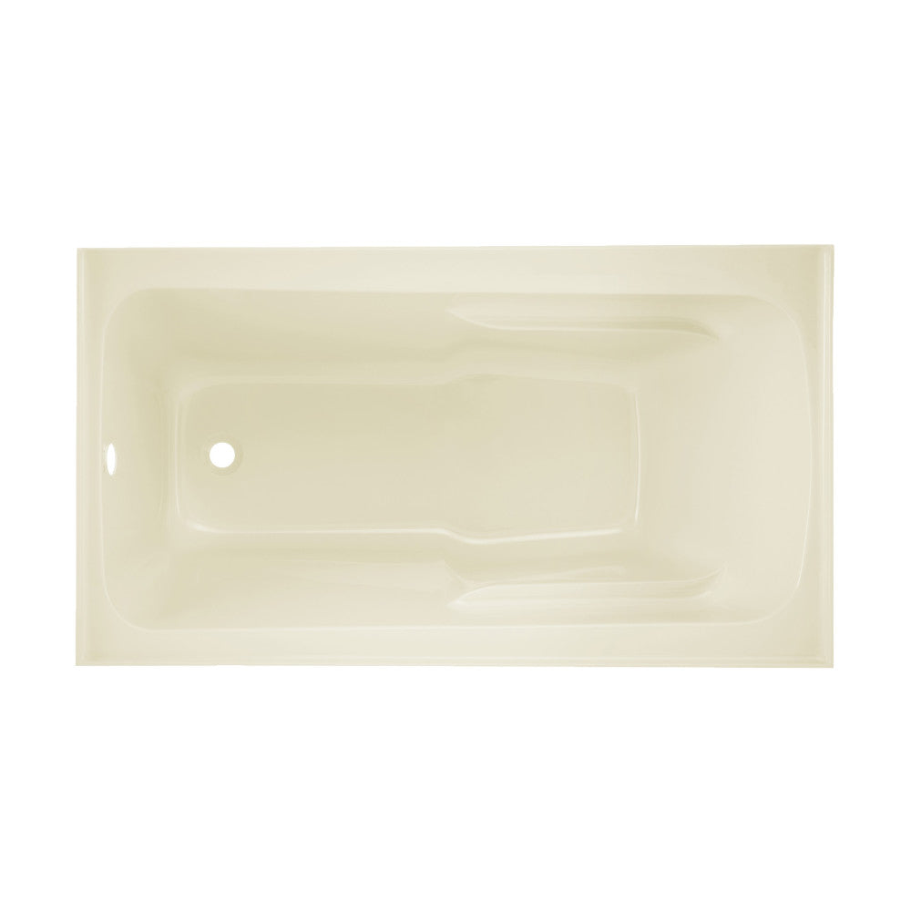 Swiss Madison Voltaire 54" x 30" Left-Hand Drain Alcove Bathtub with Apron in Bisque