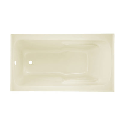 Swiss Madison Voltaire 54" x 30" Left-Hand Drain Alcove Bathtub with Apron in Bisque