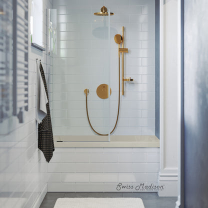 Swiss Madison Voltaire 48" x 32" Right-Hand Drain Alcove Bathtub in Bisque