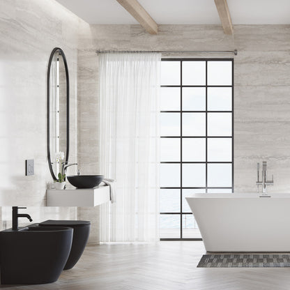 Swiss Madison St. Tropez Back-to-Wall Elongated Toilet Bowl