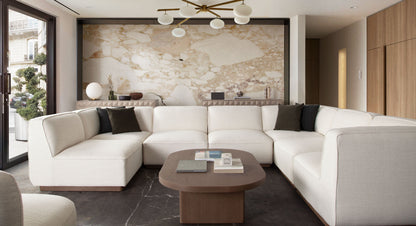 Aspen Oval Cocktail Table in Dark Oak finish by Diamond Sofa
