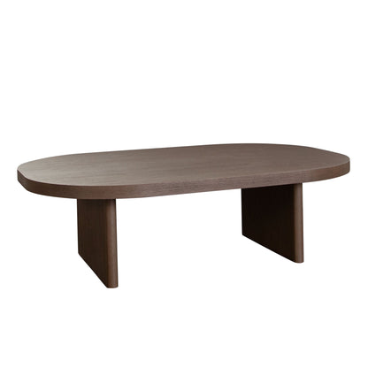 Aspen Oval Cocktail Table in Dark Oak finish by Diamond Sofa
