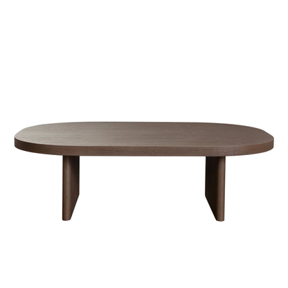Aspen Oval Cocktail Table in Dark Oak finish by Diamond Sofa