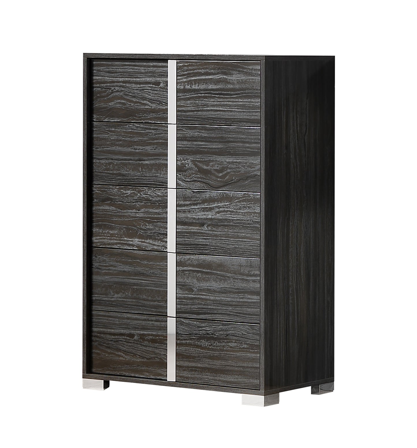 J&M Furniture Alice Glossy Gray NS Right