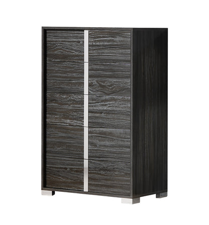 J&M Furniture Alice Glossy Gray NS Right