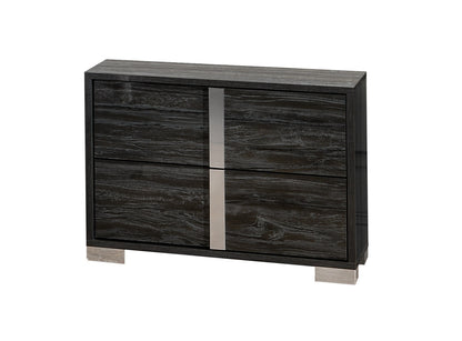 J&M Furniture Alice Glossy Gray NS Left