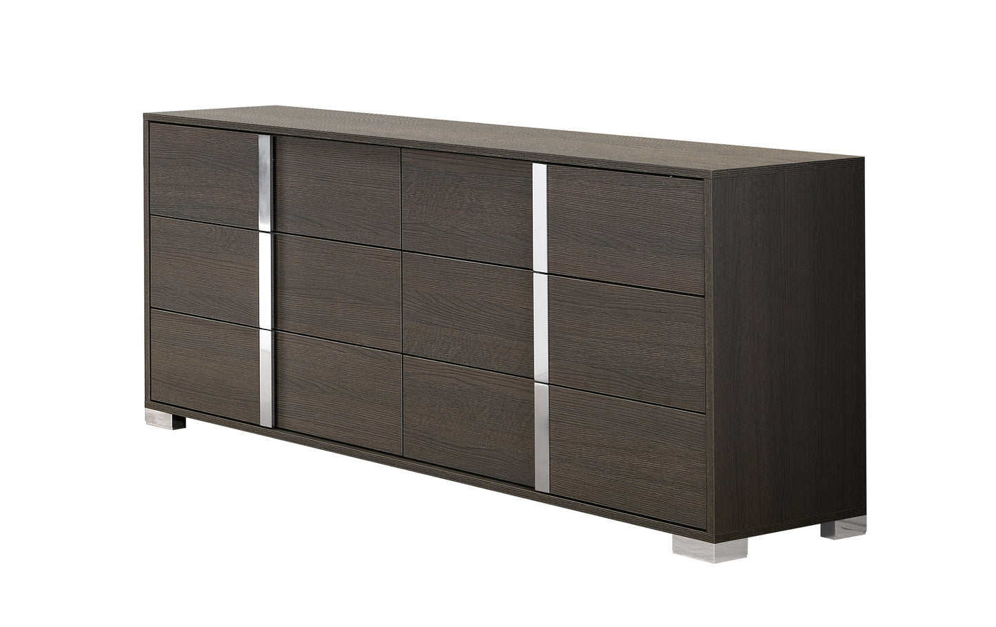 J&M Furniture Alice Matte Gray Queen Bed