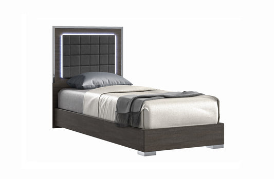 J&M Furniture Alice Matte Gray Full Bed