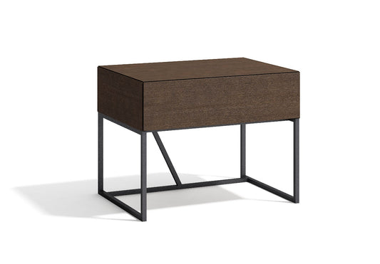J&M Furniture Almada Night Stand in Ash
