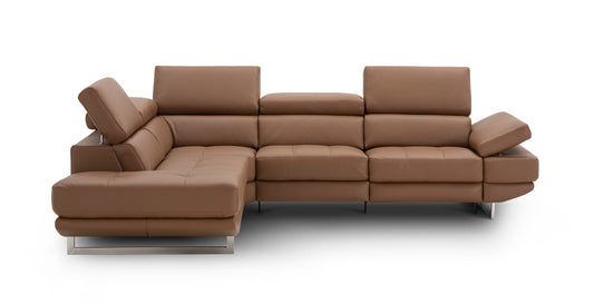 J&M Furniture Annalaise LHF Chaise Caramel