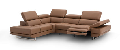 J&M Furniture Annalaise LHF Chaise Caramel