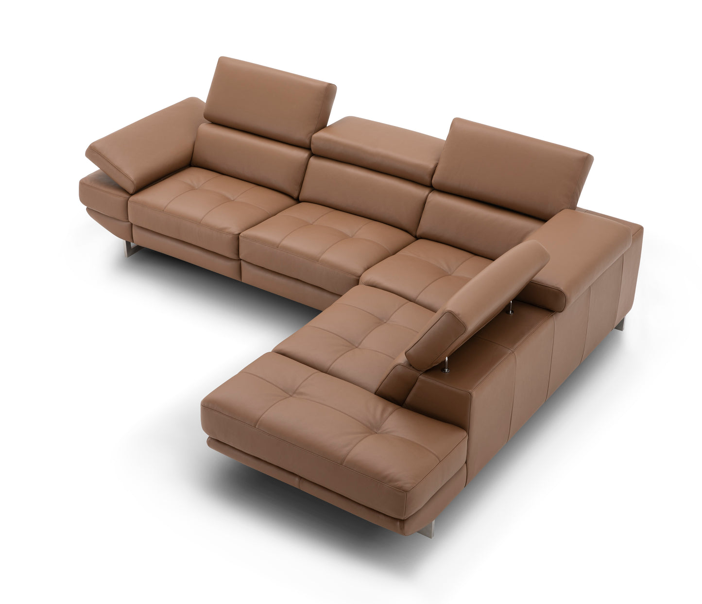 J&M Furniture Annalaise RHF Chaise Caramel