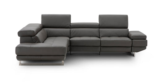 J&M Furniture Annalaise LHF Chaise Dark Grey