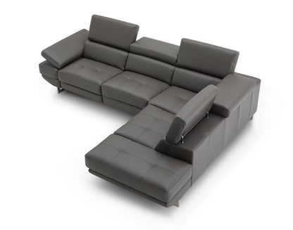 J&M Furniture Annalaise RHF Chaise Dark Grey