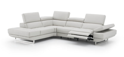 J&M Furniture Annalaise LHF Chaise Silver Gre