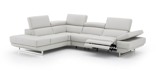 J&M Furniture Annalaise LHF Chaise Silver Gre
