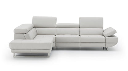 J&M Furniture Annalaise LHF Chaise Silver Gre