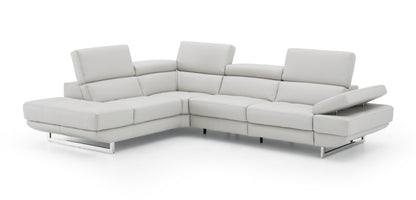 J&M Furniture Annalaise LHF Chaise Silver Gre