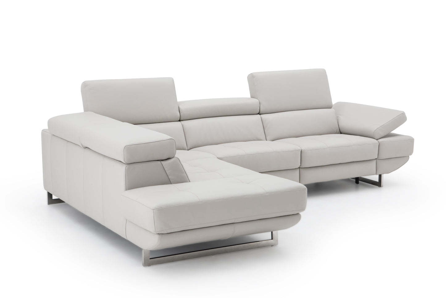 J&M Furniture Annalaise LHF Chaise Silver Gre